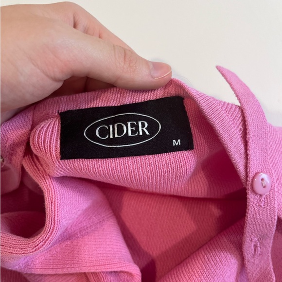 cider knit hot pink tank top y2k barbie cottagecore preppy indie eclectic retro - Picture 4 of 6